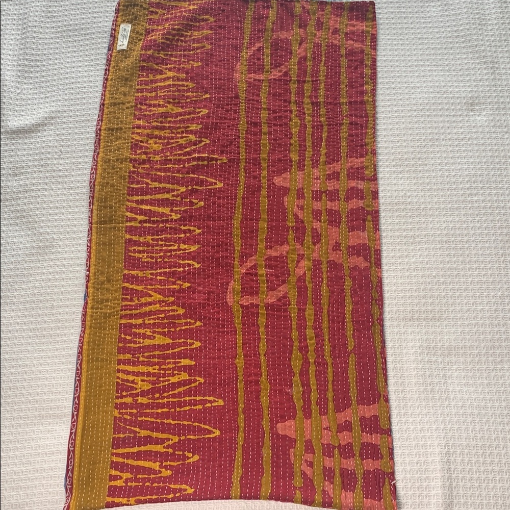 Kantha Bae Headwrap gold, red, blue